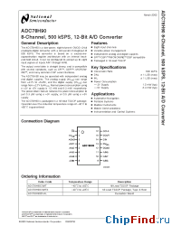 Datasheet ADC78H90EVAL производства National Semiconductor