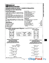 Datasheet AH5009C manufacturer National Semiconductor