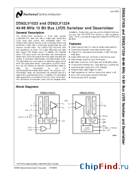 Datasheet BLVDS05 manufacturer National Semiconductor