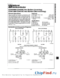 Datasheet CD4010C manufacturer National Semiconductor
