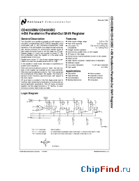 Datasheet CD4035BC производства National Semiconductor
