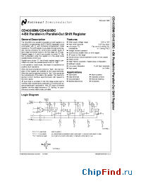 Datasheet CD4035BM manufacturer National Semiconductor