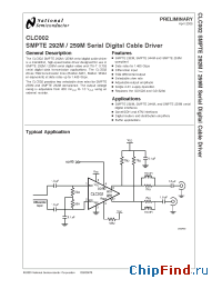 Datasheet CLC002 manufacturer National Semiconductor
