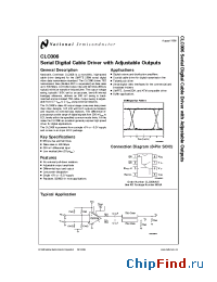 Datasheet CLC006 manufacturer National Semiconductor
