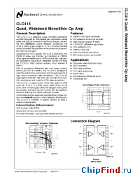 Datasheet CLC415-8 производства National Semiconductor