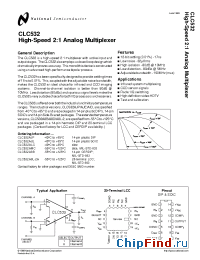 Datasheet CLC532A8L-2A manufacturer National Semiconductor