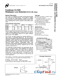 Datasheet CLC561 manufacturer National Semiconductor