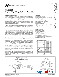 Datasheet CLC5623 manufacturer National Semiconductor