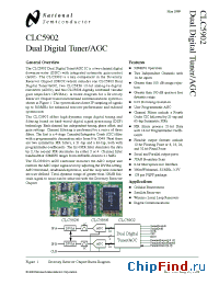 Datasheet CLC5902 manufacturer National Semiconductor