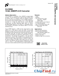 Datasheet CLC5958 manufacturer National Semiconductor