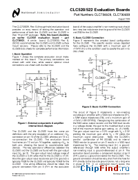 Datasheet CLC730033 производства National Semiconductor