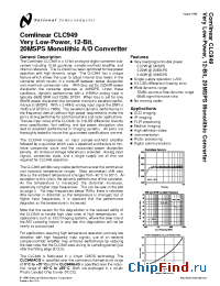 Datasheet CLC949A manufacturer National Semiconductor