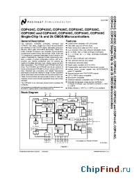 Datasheet COP324C manufacturer National Semiconductor