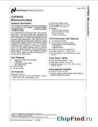 Datasheet COPCH682C manufacturer National Semiconductor
