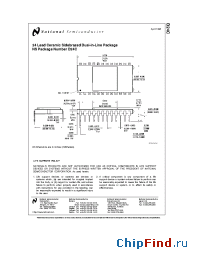 Datasheet D24C manufacturer National Semiconductor