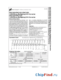 Datasheet DAC1020LCN manufacturer National Semiconductor