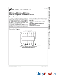 Datasheet DM5447A manufacturer National Semiconductor