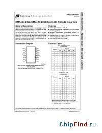 Datasheet DM54ALS390 manufacturer National Semiconductor
