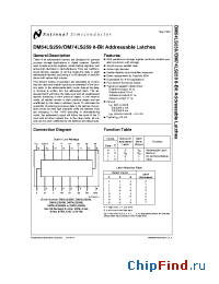 Datasheet DM54LS25 manufacturer National Semiconductor