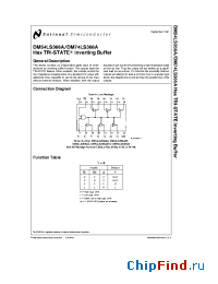 Datasheet DM54LS366A производства National Semiconductor