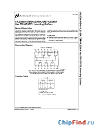 Datasheet DM54LS368AJ производства National Semiconductor