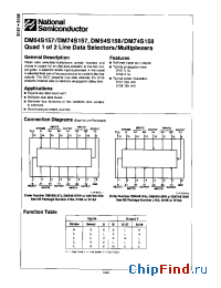 Datasheet DM54S158 manufacturer National Semiconductor