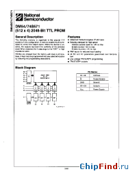 Datasheet DM54S571 manufacturer National Semiconductor