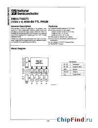 Datasheet DM54S573 manufacturer National Semiconductor