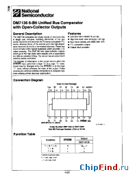 Datasheet DM7136 manufacturer National Semiconductor
