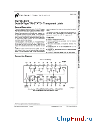 Datasheet DM74ALS373 manufacturer National Semiconductor