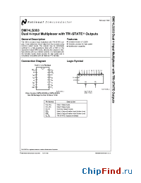 Datasheet DM74LS353 manufacturer National Semiconductor