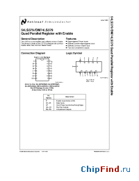 Datasheet DM74LS379M manufacturer National Semiconductor