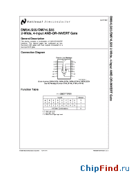 Datasheet DM74LS55 manufacturer National Semiconductor