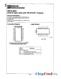 Datasheet DM74LS563 manufacturer National Semiconductor
