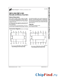 Datasheet DM74LS90N manufacturer National Semiconductor