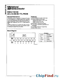 Datasheet DM74S188AV manufacturer National Semiconductor