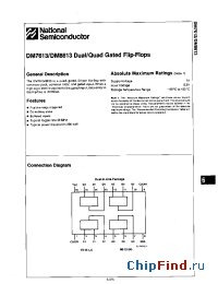 Datasheet DM7613 manufacturer National Semiconductor