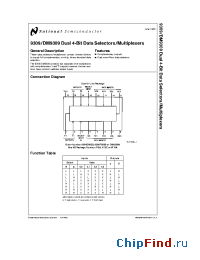 Datasheet DM9309 manufacturer National Semiconductor