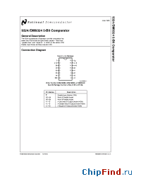 Datasheet DM9324W/883 manufacturer National Semiconductor