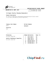 Datasheet DM9348J/883 manufacturer National Semiconductor