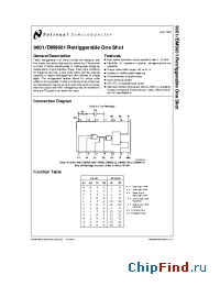 Datasheet DM9601 manufacturer National Semiconductor