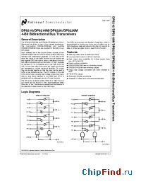 Datasheet DP8216J manufacturer National Semiconductor