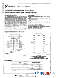 Datasheet DP8304BN manufacturer National Semiconductor