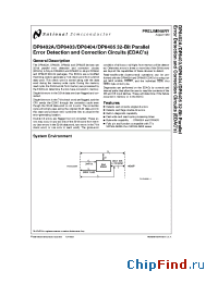 Datasheet DP8402A manufacturer National Semiconductor
