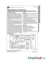 Datasheet DP8428D-80 manufacturer National Semiconductor