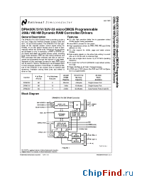 Datasheet DP8431V manufacturer National Semiconductor