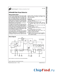 Datasheet DP8464BN manufacturer National Semiconductor