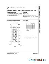 Datasheet DP8482A manufacturer National Semiconductor
