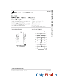 Datasheet DS14185WMX manufacturer National Semiconductor