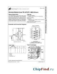 Datasheet DS1628 производства National Semiconductor